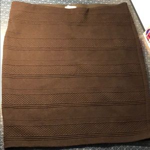 NWT Sz L Loft Skirt Dark Navy Blue